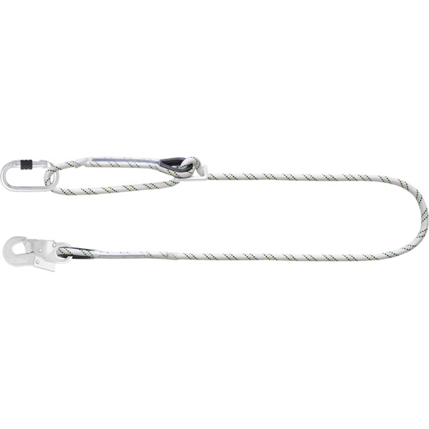 Restraint Kernmantle Rope Lanyard - Thimble Eye - B & W Lifting